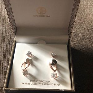 18k rose gold earrings